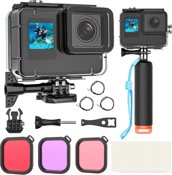 Waterproof Diving Housing Compatible with GoPro Hero 